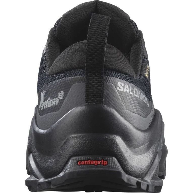 Tenis Senderismo Salomon X Raise 2 GTX Hombre Negros | MX UGWJ185